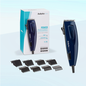  Aparat de tuns Corded Hair Clipper, 8 accesorii, E695E BaByliss